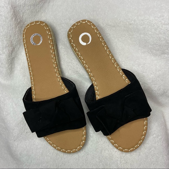 EVVA SLIDE SANDAL - BLACK - Picture 2 of 7